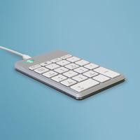 R-Go Tastatur Nummernblock Numpad Break Kabel weiß