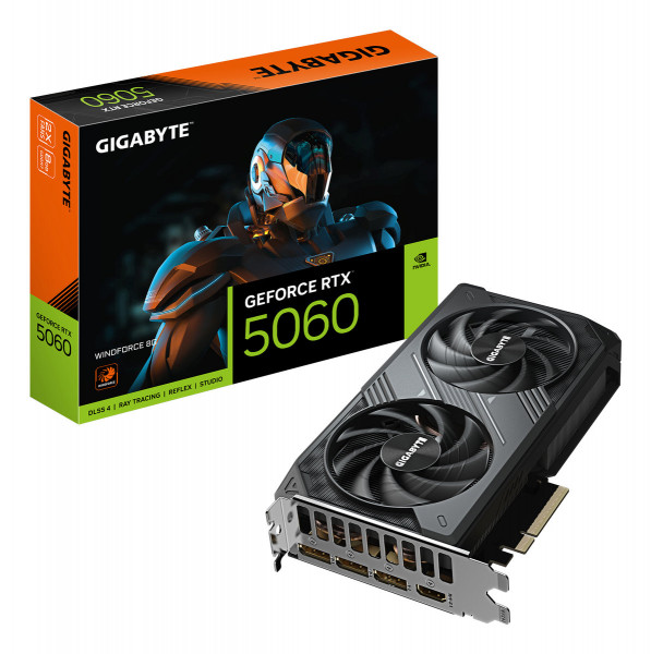 Gigabyte RTX5060 Windforce 8GB GDDR7 HDMI 3xDP