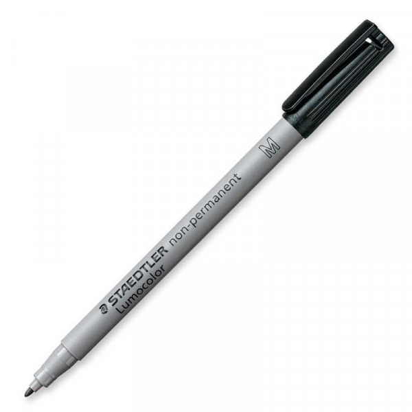 STAEDTLER Folienstift Lumocolor non-perm M schwarz 10 Stück