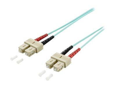 Equip LWL Patchkabel SC->SC 30.00m Multimode Duplex OM3 turq