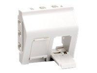 Equip Frontplatte French Modular Insert abgewink. 45x45mm