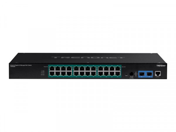 TRENDnet 26-Port Industr. Gigabit L2 Managed PoE+ Rackmount
