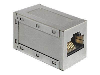 RJ45 Adapter Delock RJ45 -> RJ45 Bu/Bu Cat6 geschirmt
