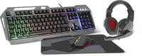 Speedlink Gaming Set LUNERA, 4in1, Beleuchtet, schwarz