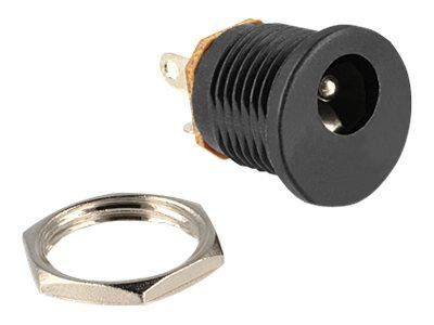 Steckverbinder Delock DC 2,1x5,5mm Buchse -> Lötanschluss