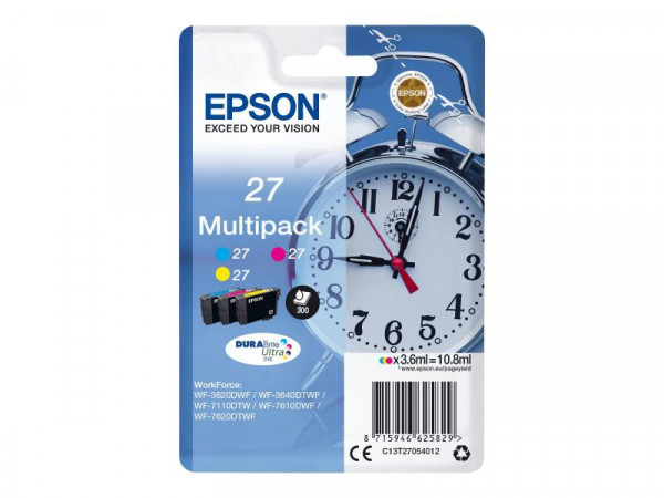 Multipack Epson 27 Dura Brite Ultra 3x3,6ml multipack