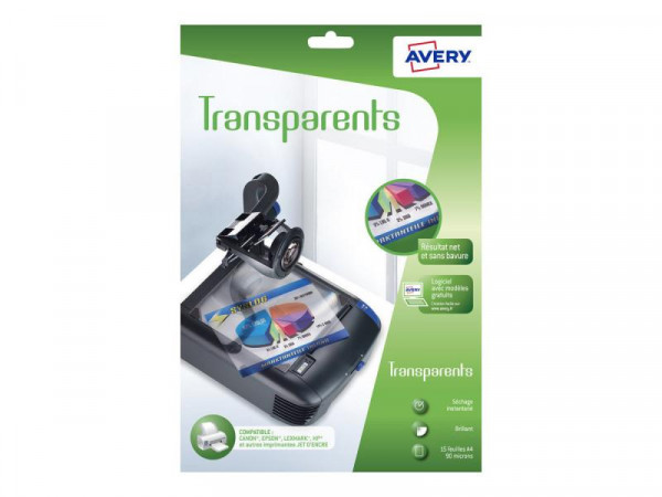 PAP Avery Zweckform Overhead-Transparentfolien 10St.