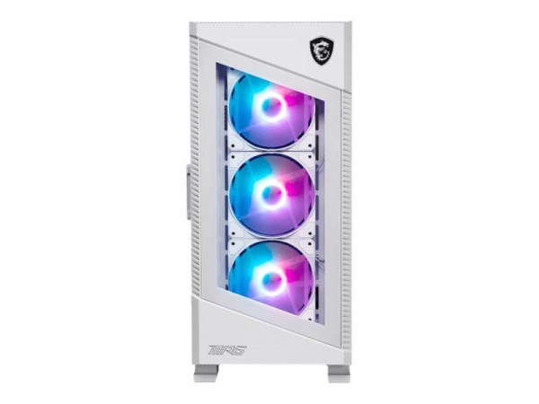 MSI GEH Midi MPG VELOX 100R White Tempered Glas/System Fan