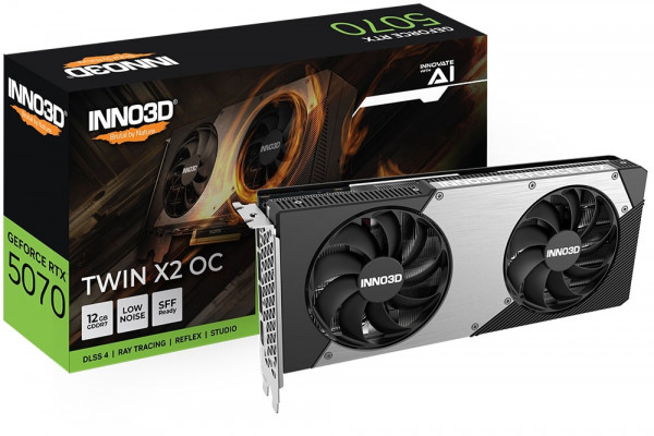 Inno3D RTX5070 TWIN X2 OC 12GB GDDR7 HDMI 3xDP