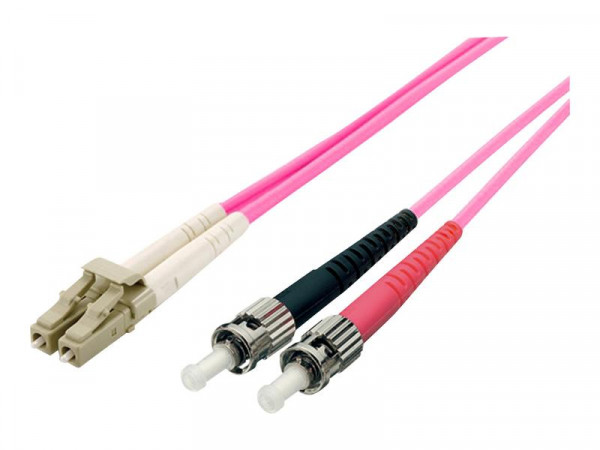 Equip LWL Patchkabel LC->ST 2.00m Multimode Duplex OM4