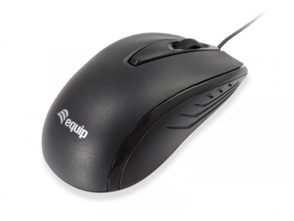 Equip Optische Maus , Kompakt, schwarz