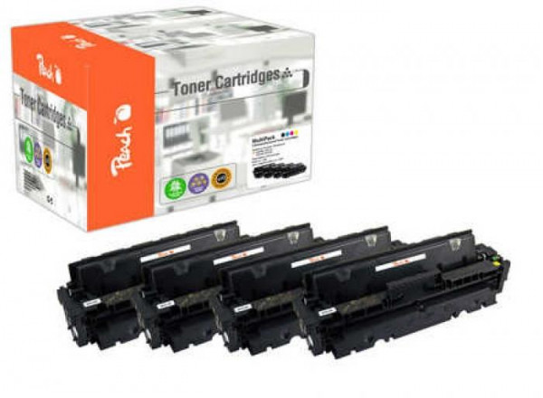 Peach Toner HP 410A CF410-3A MultiPack Retail Comp.
