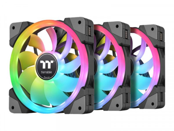 SWAFAN EX12 RGB PC Cooling Fan TT Premium Ed. 3-Fan Pack blk
