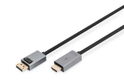 DIGITUS DisplayPort Adapterkabel, DP - HDMI Typ A 3m