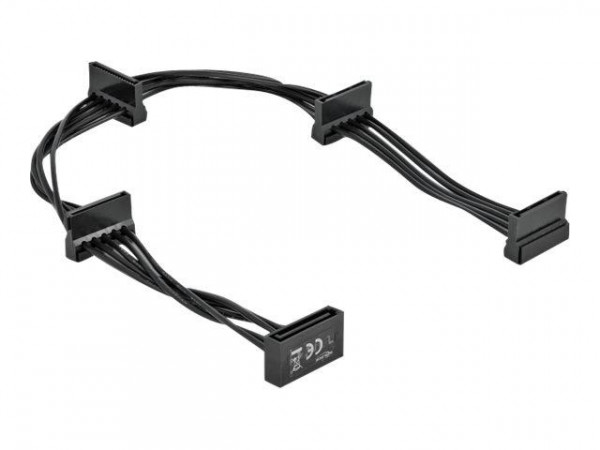 DELOCK Kabel Power SATA 15 Pin St > 4x SATA 15 Pin Bu 40cm