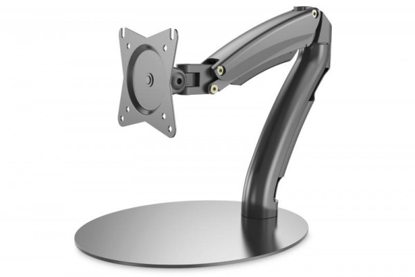 DIGITUS Tischhalterung Universal Single bis 27" Fuß + Gasdrf
