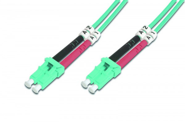 DIGITUS LWL Patchkabel LC -> LC 3.00m Multimode Duplex OM3