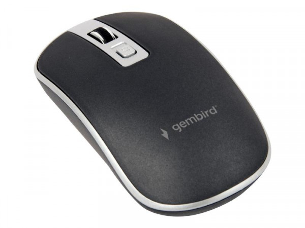 GEMBIRD Maus OPT WIRED 4 Tasten USB schwarz/silber