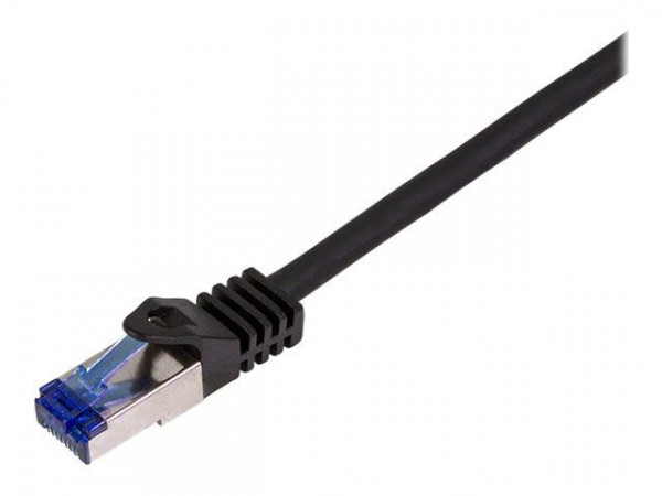 Logilink Patchkabel Ultraflex, Cat.6A, S/FTP, schwarz, 20 m