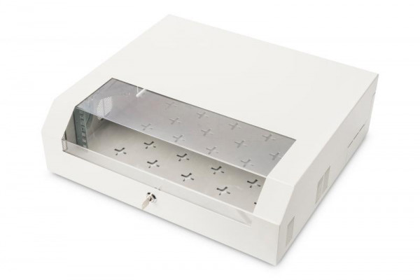 DIGITUS Wandgehäuse SOHO 3HE 145x500x475mm grau Slim