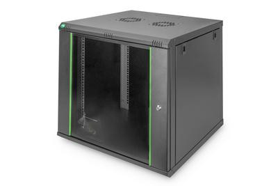 DIGITUS Wandgehäuse Dynamic 12HE 607x600x600mm schwarz