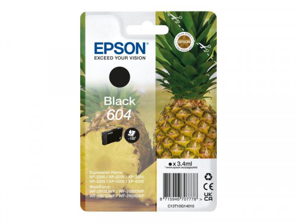 Patrone Epson 604 black T10G1