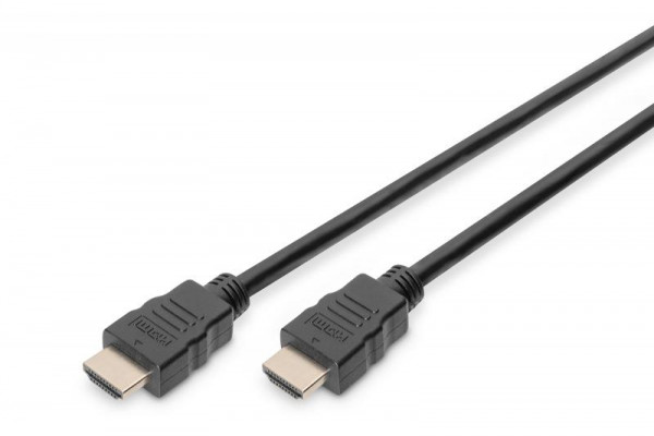 DIGITUS HDMI High Speed mit Ethernet Anschlusskabel, 5m, sw