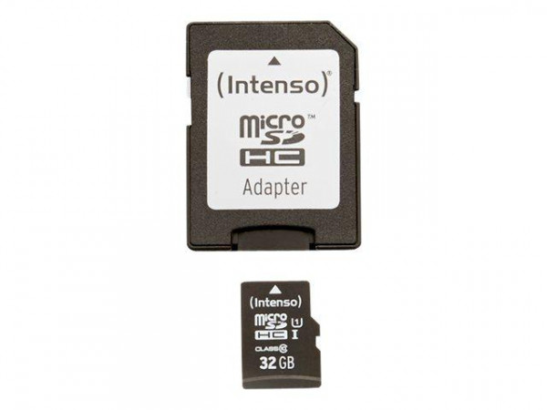 SD MicroSD Card 32GB Intenso SD-HC UHS-I retail