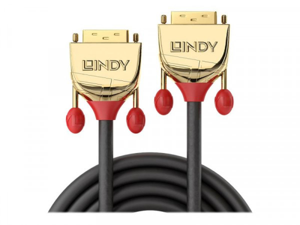 Lindy DVI-D Single Link SLD Kabel Gold Line 10m