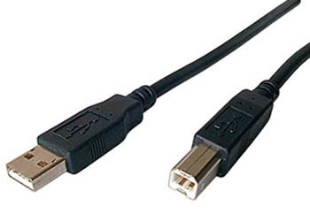 Sharkoon Kabel USB 2.0 A-B 2,0m schwarz