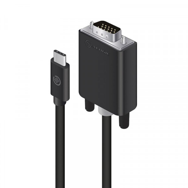 Alogic USB-C to VGA Kabel M/M 2m schwarz
