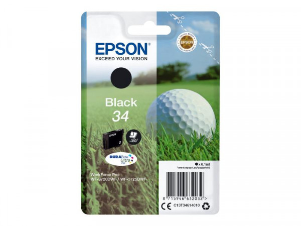 Patrone Epson für WorkForce Pro WF-3720 34 black