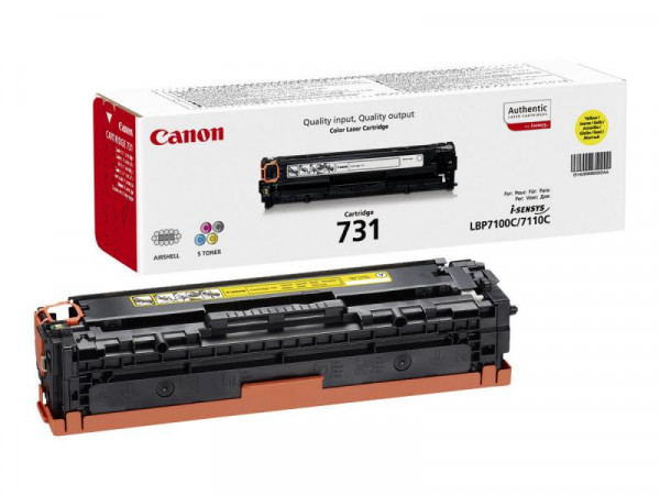 Toner Canon 731Y yellow 1500 Seiten