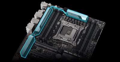 Extrem effizienter VRM-Kühlkörper