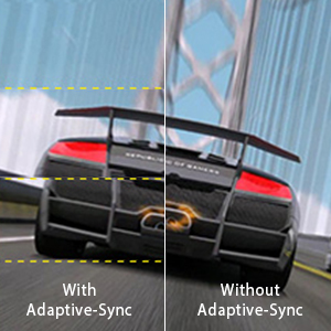 Adaptive-Sync-Technologie für ein verzögerungsfreies Gameplay