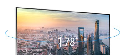 Naturgetreue Wiedergabe mit Betrachtungswinkeln von 178°