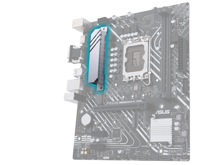 VRM-Kühlkörper und Wärmeleitpad