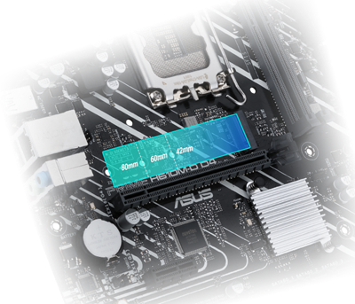 M.2-Steckplatz (bis zu 32 Gbit/s)