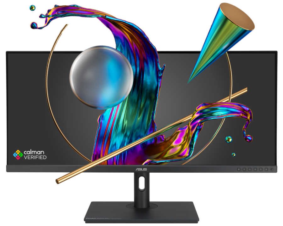 Das ProArt Display ist Calman-verifiziert und zeigt die kreativen Grafiken mit akkuraten Farben.