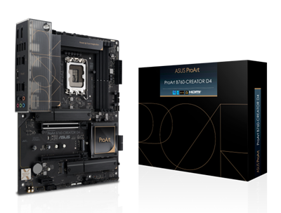 Intel® B760 LGA 1700 ATX-Mainboard für Kreative, mit PCIe® 5.0, DDR4, 2,5 Gb und 1 Gb Ethernet, drei M.2-Steckplätzen und einem USB 3.2 Gen 2x2-Anschluss an der Vorderseite