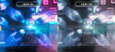 Hoher Dynamikbereich mit DIsplay HDR 400