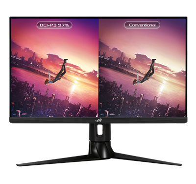 Accurate, wider color palette