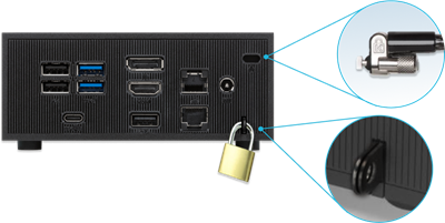 Kensington Schloss und Vorhängeschloss