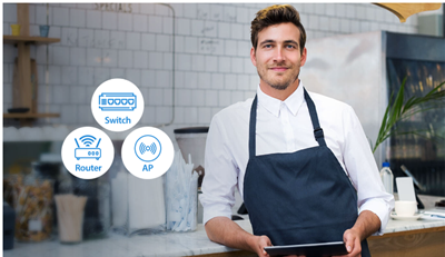 Starten Sie Ihr Unternehmensnetzwerk mit einem einzigen Gerät