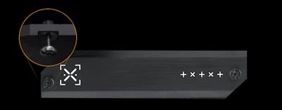 Abnehmbare unverlierbare Schrauben