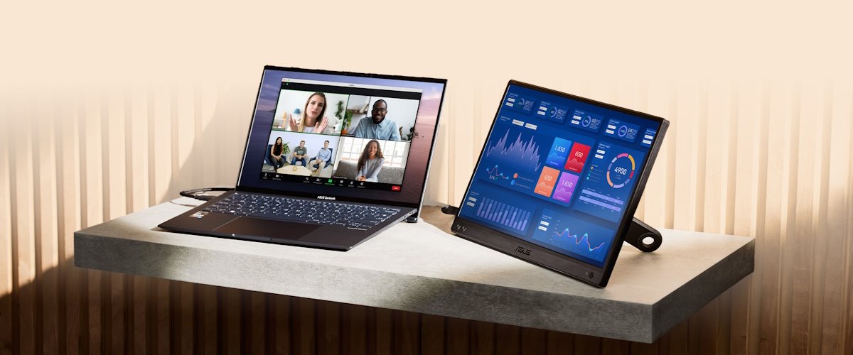 Das Bild einer USB Typ-C Kabelverbindung mit einem Laptop