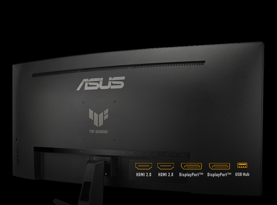 TUF GAMING VG34VQ3B - UMFANGREICHE ANSCHLUSSMÖGLICHKEITEN