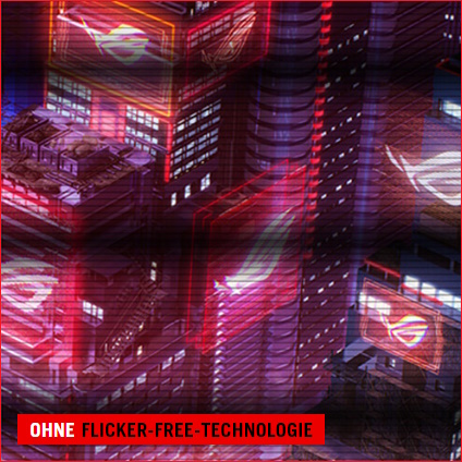 Monitor ohne ASUS Flicker-Free-Technologie