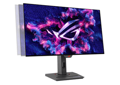 Schwenkbare Einstellung des Monitors