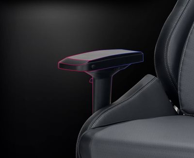 ROG Chariot X Gaming Stuhl verstellbare Armlehne - Seitenansicht